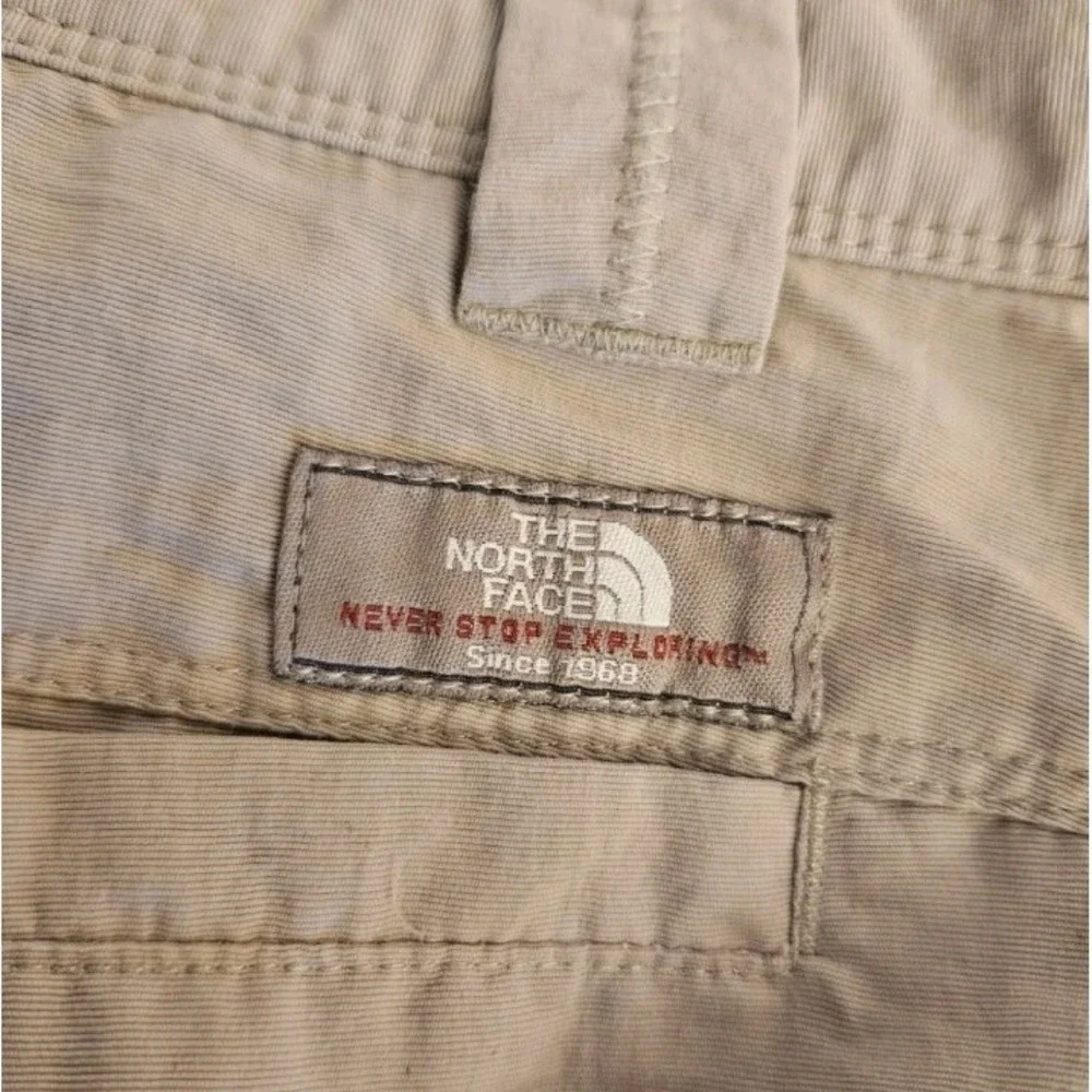 VTG The North Face Horizon Hiking Shorts Men's‎ 32 Tan Canvas Quick Dry S07 AH6L